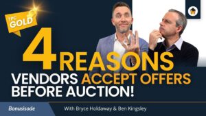 4 Reasons Vendors Accept Offers Before Auction