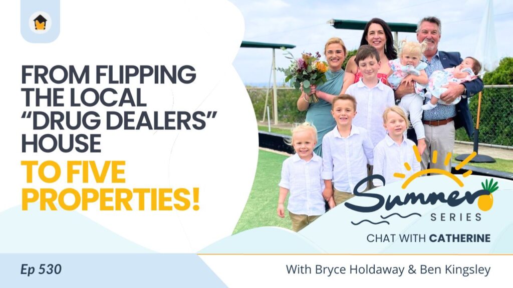 530 | From Flipping the Local Drug Dealers House to Five Properties! - Chat with Catherine