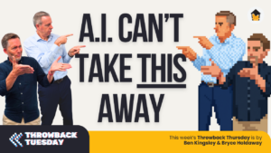 AI can't take this away